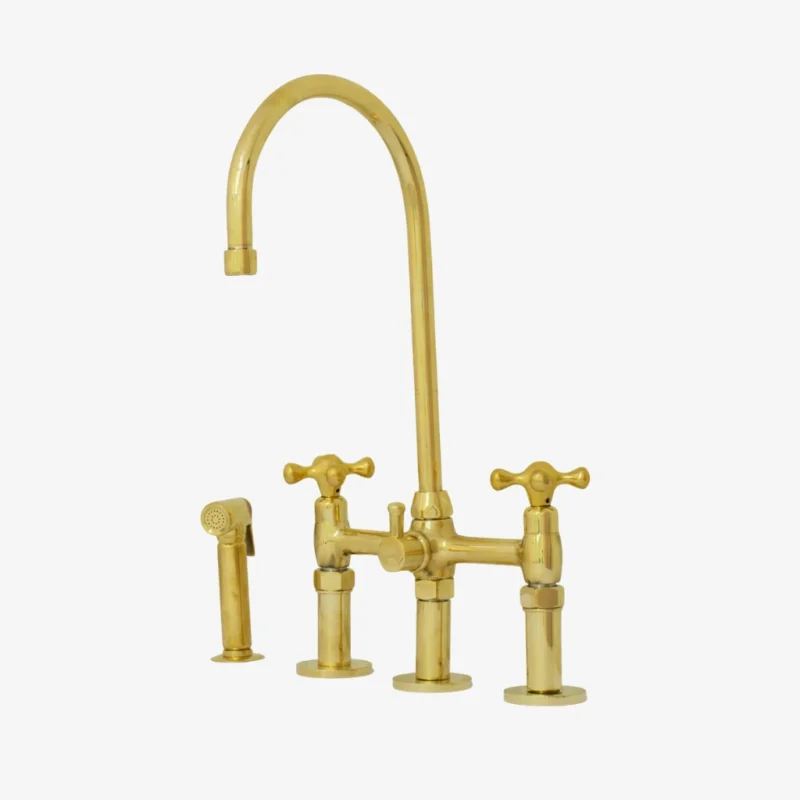 Alternative view of Le Rivoli - Bridge 3 Hole Kitchen Faucet