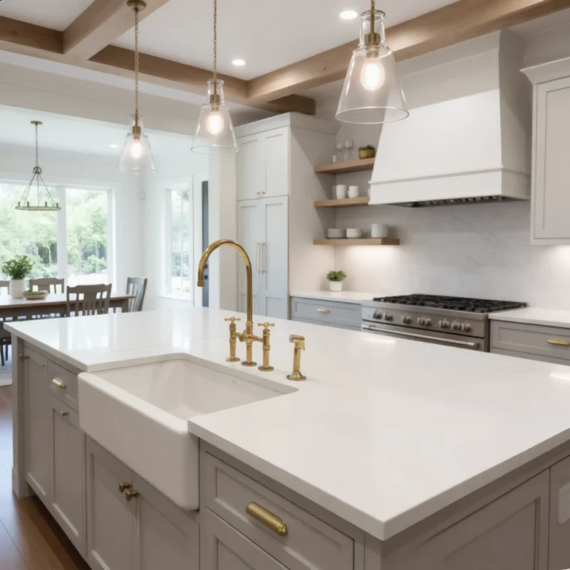 Le Rivoli - Bridge 3 Hole Kitchen Faucet