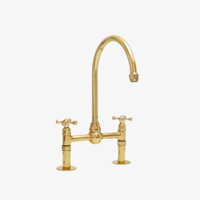 Le Marais – Unlacquered Brass Bridge Kitchen Faucet