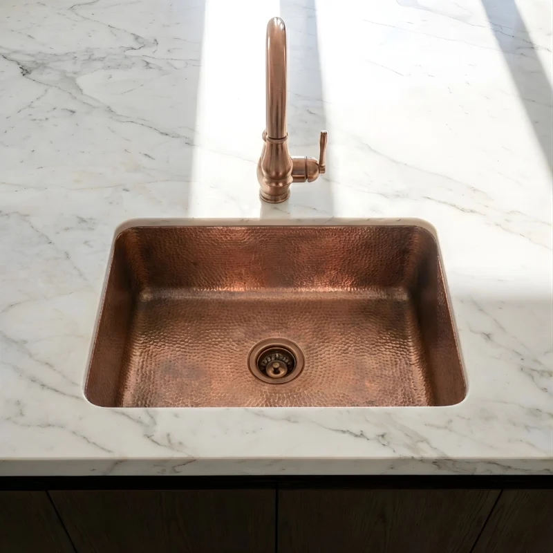 Alternative view of Sienna - Kitchen Undermount Copper Sink