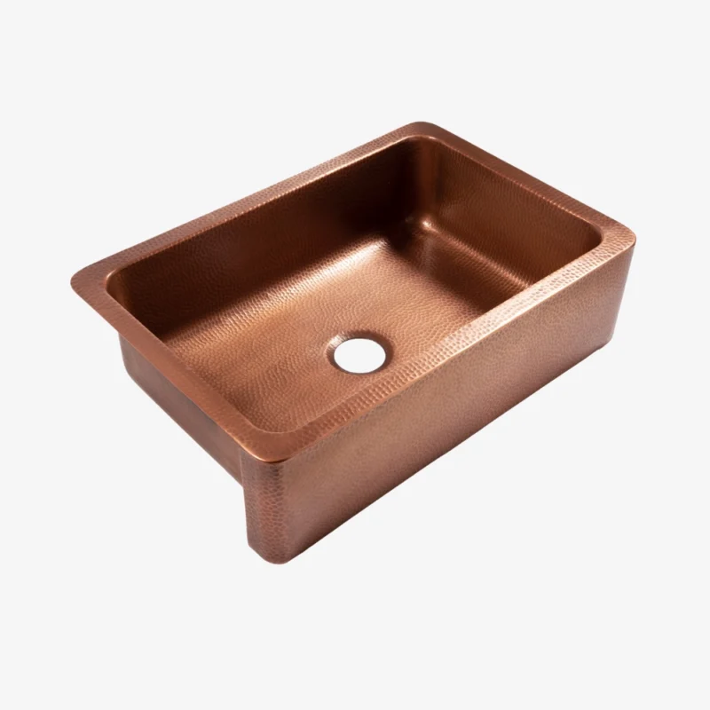 Alternative view of Le Martelé - Farmhouse Hammered Sink