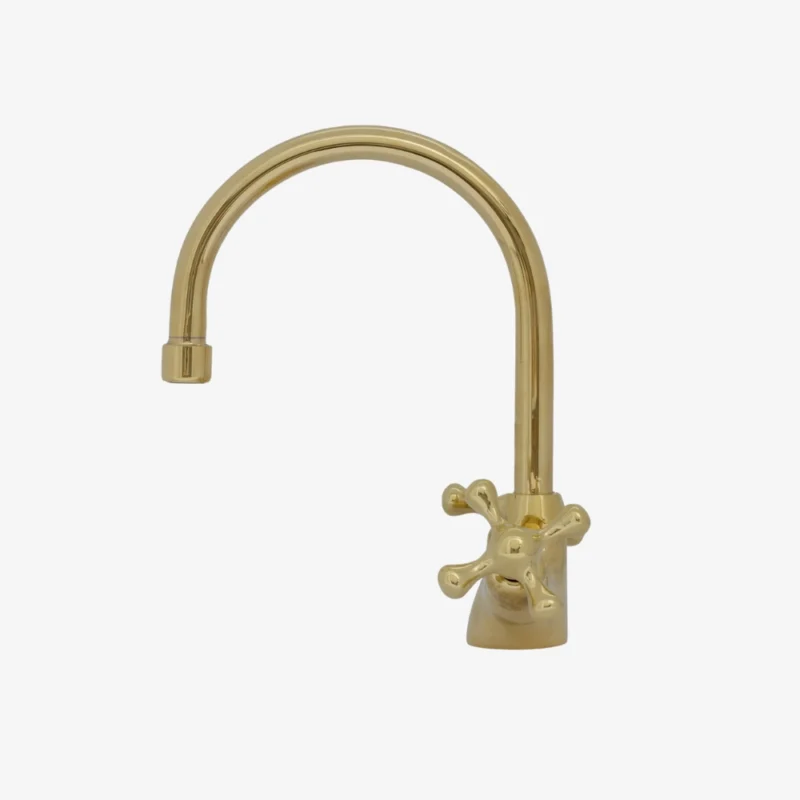La Victoire - Unlacquered Brass Low-profile Single-Hole Bathroom Faucet