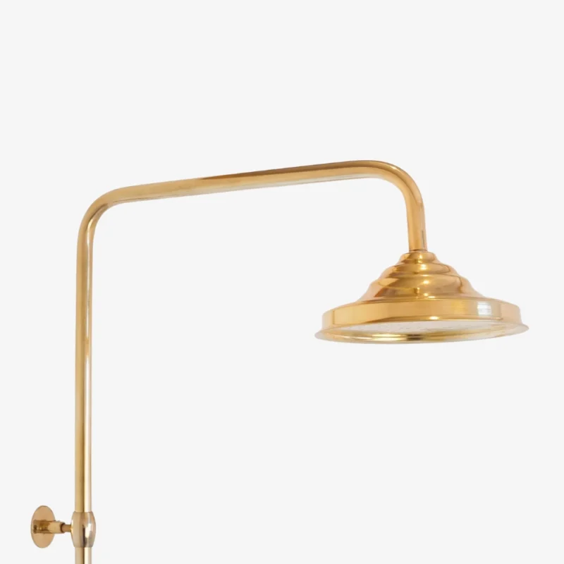 La Douceur - Unlacquered Brass Exposed Shower System With Tub Filler