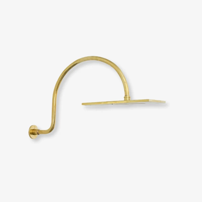 La Justesse - Unlacquered Brass Built-In Showerhead with Handheld