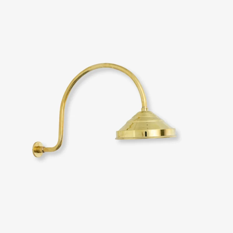 La Justesse - Unlacquered Brass Built-In Showerhead with Handheld