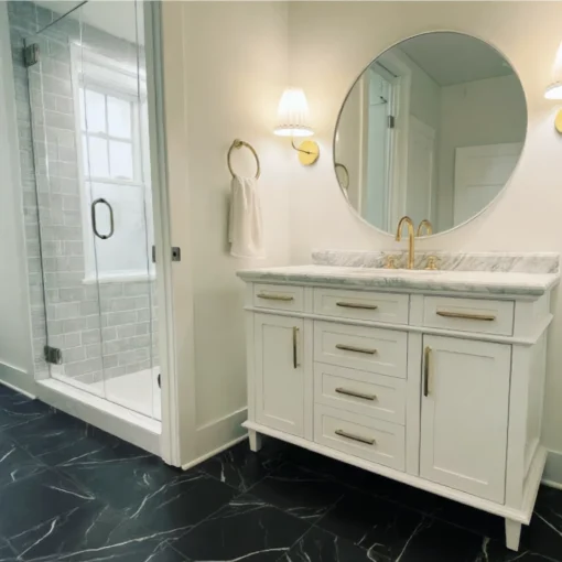 Alternative view of La Sorbonne – Widespread Bathroom Faucet (Extended Spout)