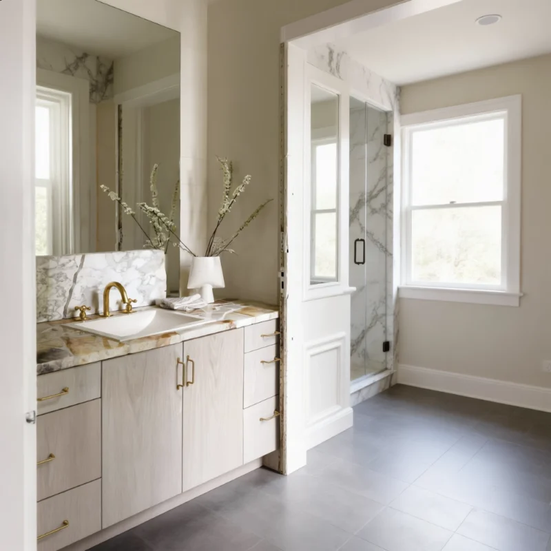 La Sorbonne – Unlacquered Brass Low-profile Widespread Faucet