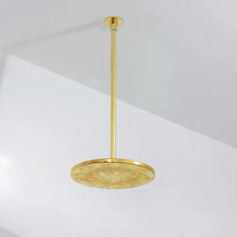 L’Harmonie - Unlacquered Brass Ceiling Overhead Shower System