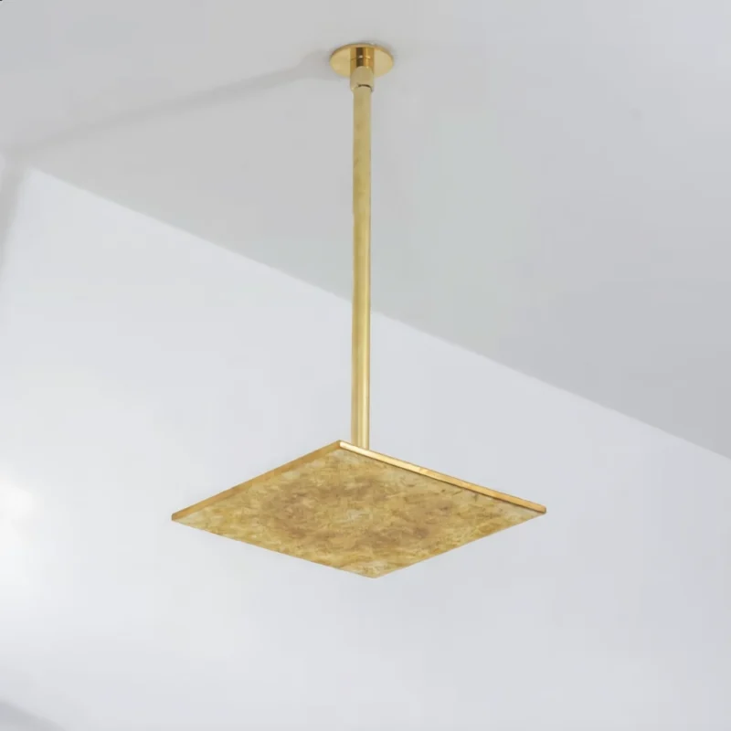 L’Harmonie - Unlacquered Brass Ceiling Overhead Shower System