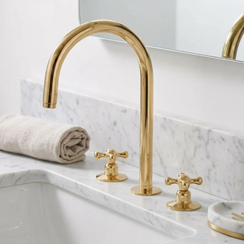 La Sorbonne – Widespread Bathroom Faucet (Extended Spout)