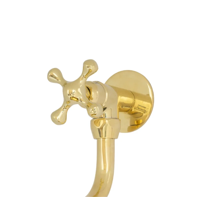 Le Réservoir Classic - Unlacquered Brass Wall-Mounted Pot Filler