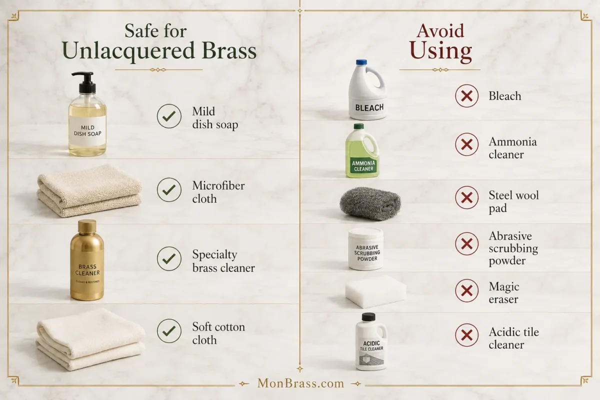 Best Brass Cleaners for Unlacquered Brass: What to Use and What to Avoid