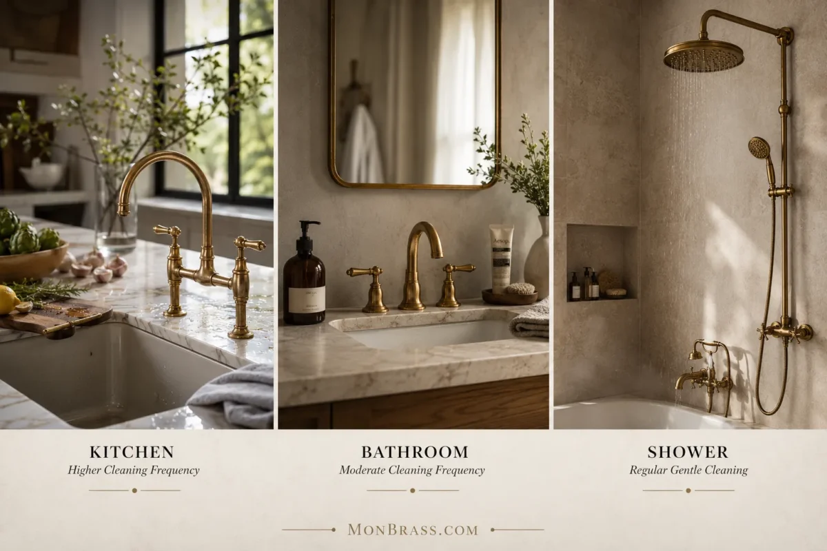 How Often Should You Clean Unlacquered Brass Fixtures?