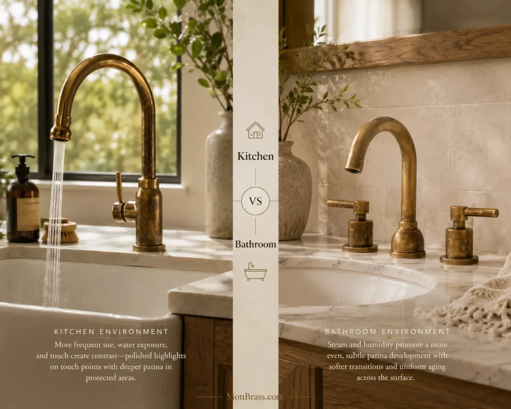 Unlacquered Brass Patina Stages: What to Expect as Brass Ages Naturally
