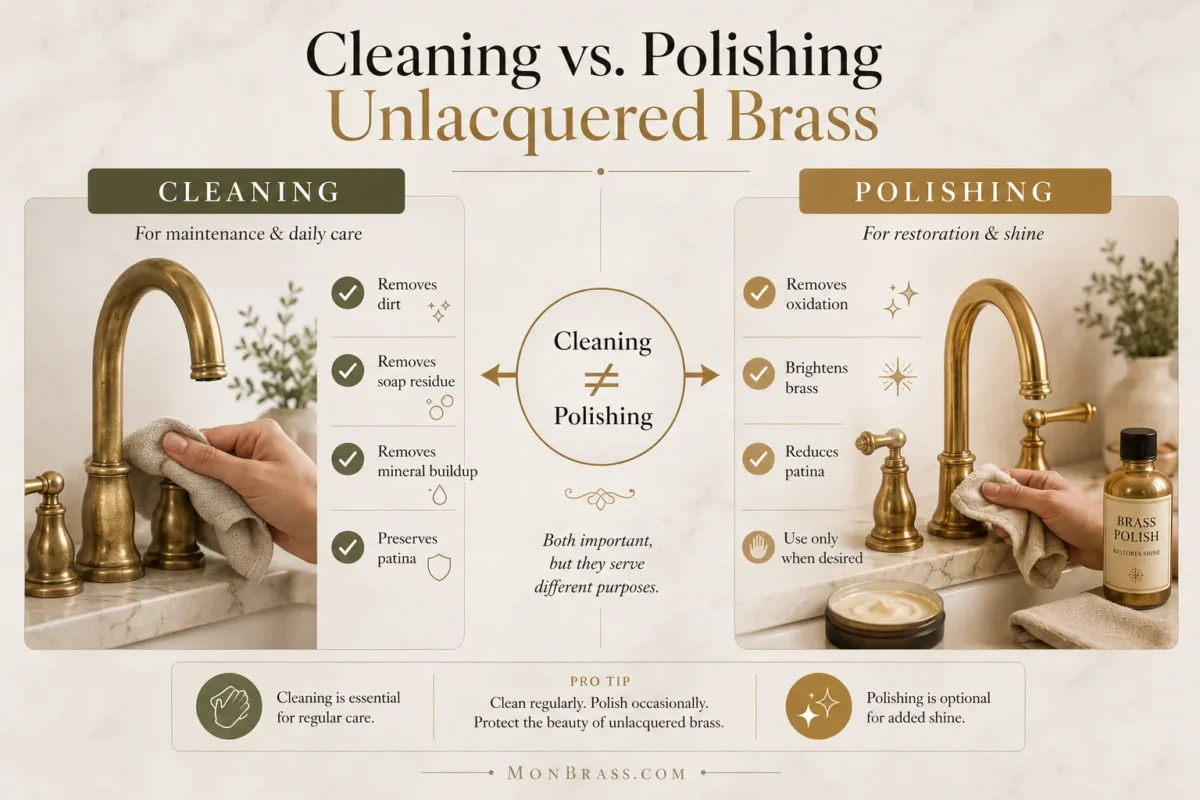 How Often Should You Clean Unlacquered Brass Fixtures?