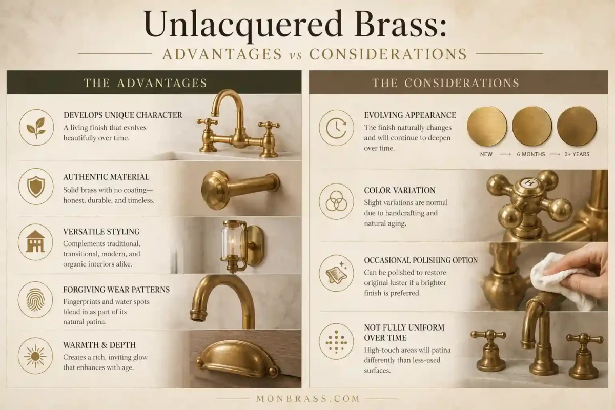 Why Designers Prefer Unlacquered Brass: The Timeless Finish That Gets Better With Age