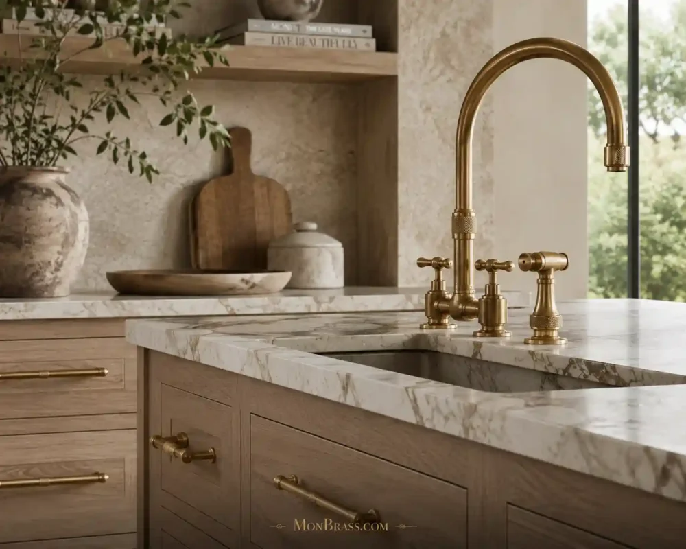 Unlacquered Brass Kitchen Design Ideas: Timeless Ways to Add Warmth and Character