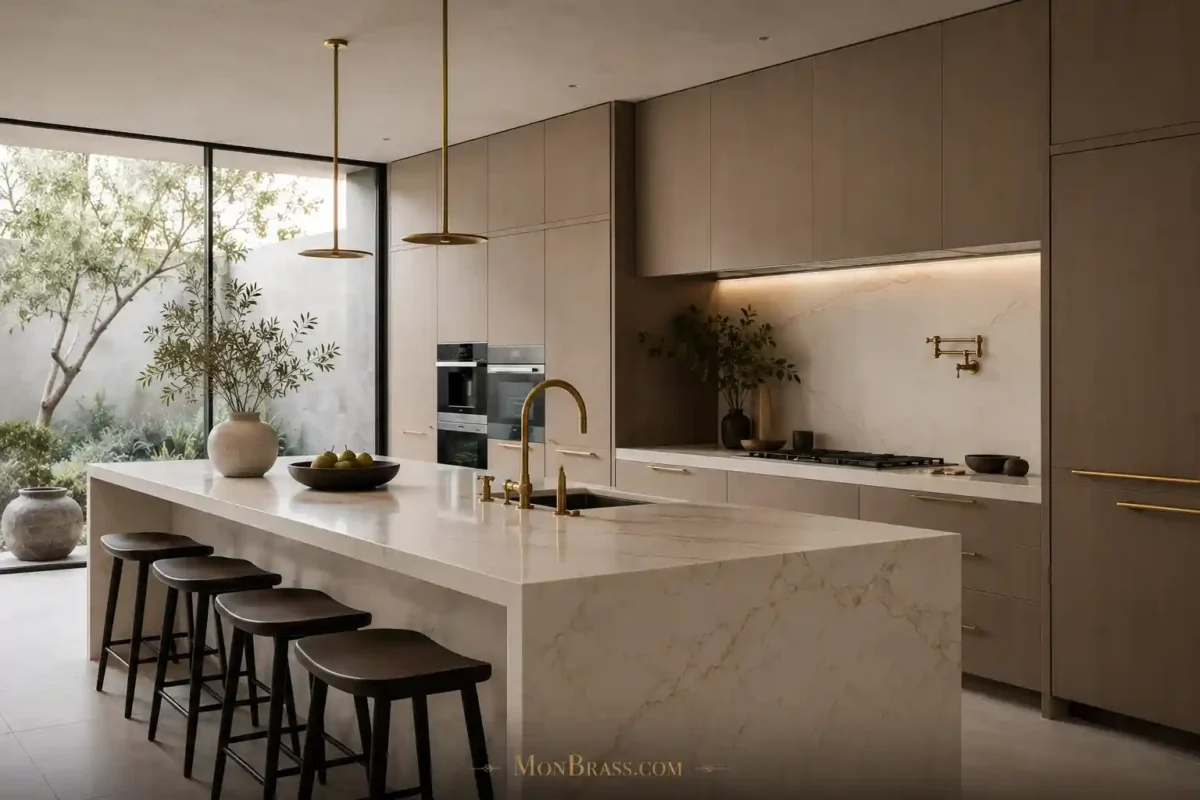 Unlacquered Brass Kitchen Design Ideas: Timeless Ways to Add Warmth and Character