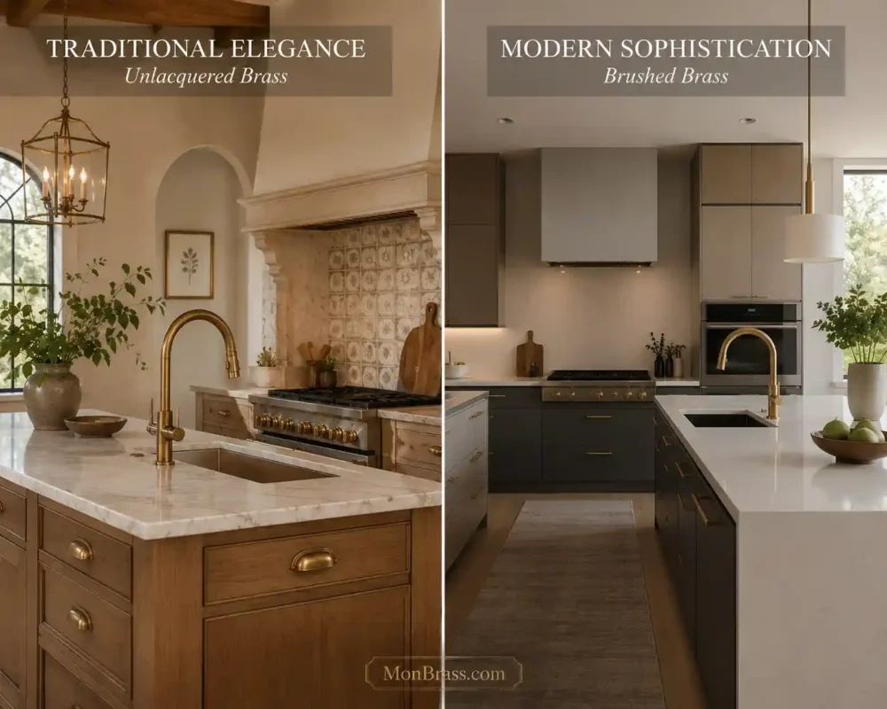 Unlacquered Brass vs Brushed Brass: Which Finish Is Right for Your Home?
