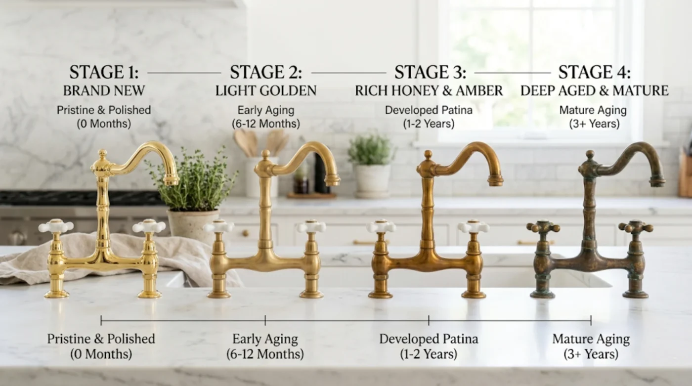 How to Speed Up the Aging Process of Unlacquered Brass: The Fume Methode
