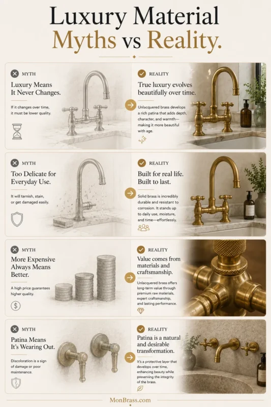Is Unlacquered Brass a Luxury Material? A Practical Look at Quality, Design, and Value