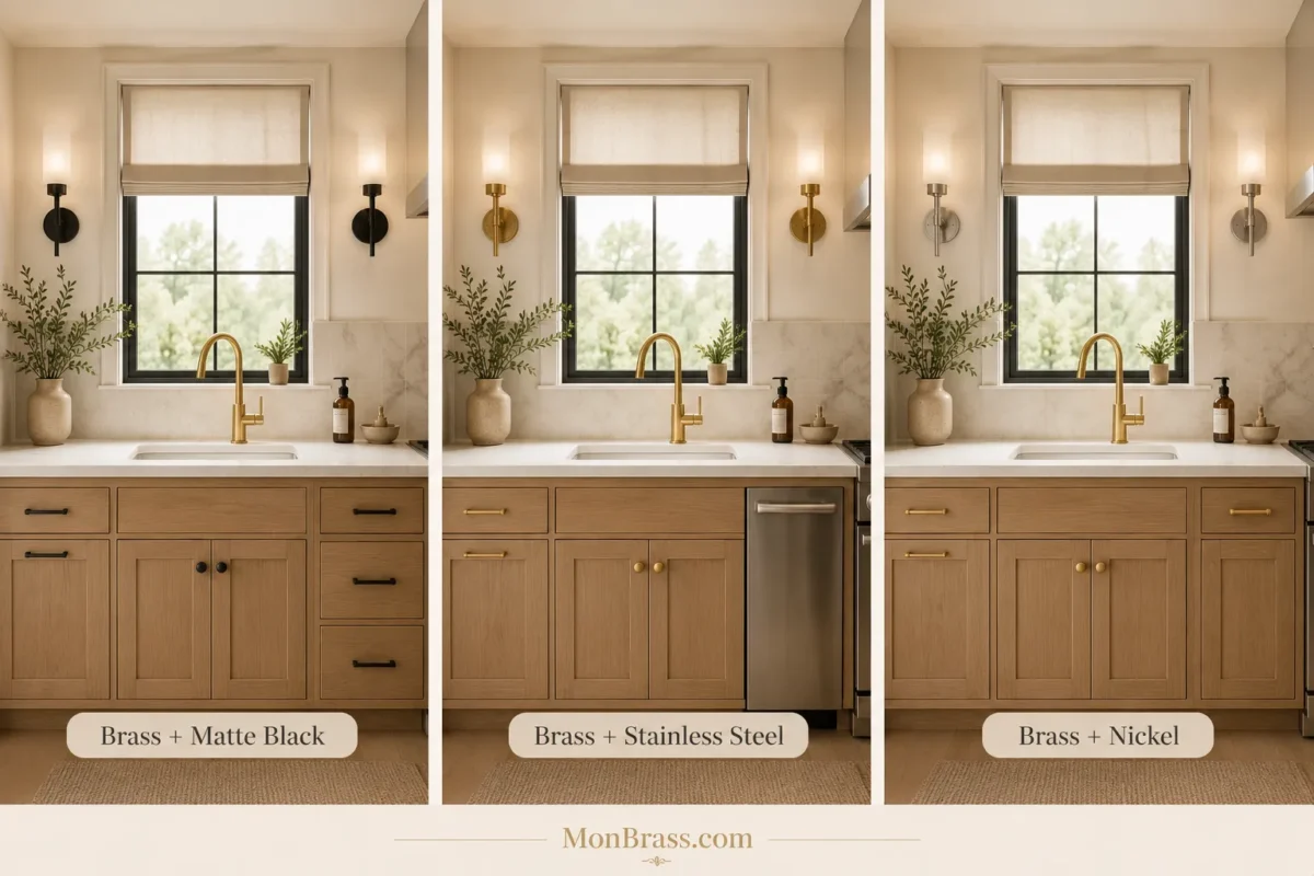 Matching Mirrors, Lighting & Hardware With Brass Fixtures: A Designer's Guide to a Cohesive Home
