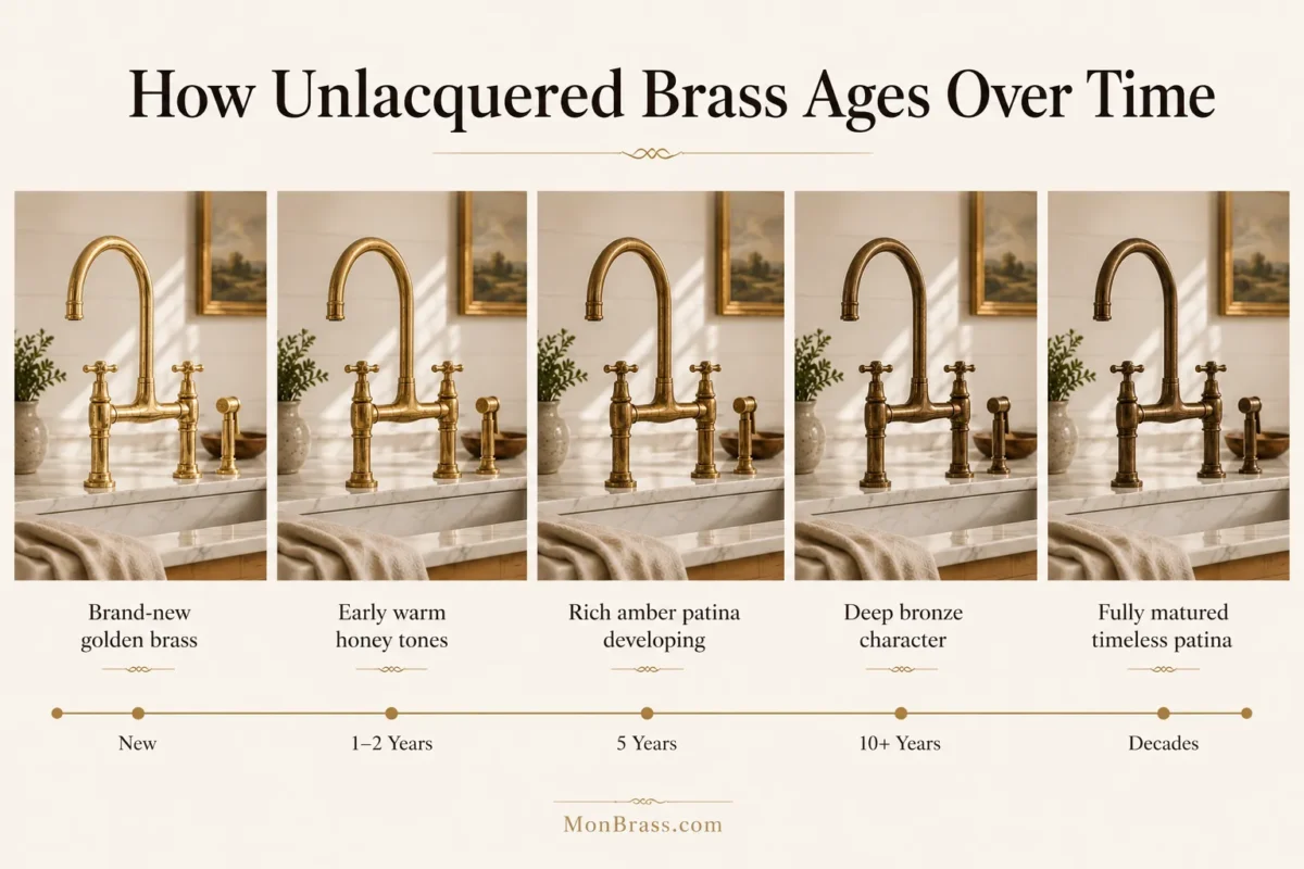 How Long Does Unlacquered Brass Last? A Realistic Look at Lifespan, Patina, and Long-Term Value