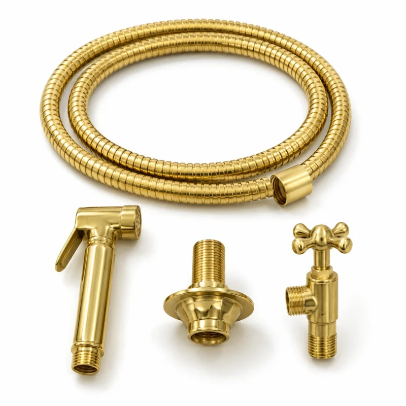 Le Ruisseau – Unlacquered Brass Kitchen Sink Side Sprayer