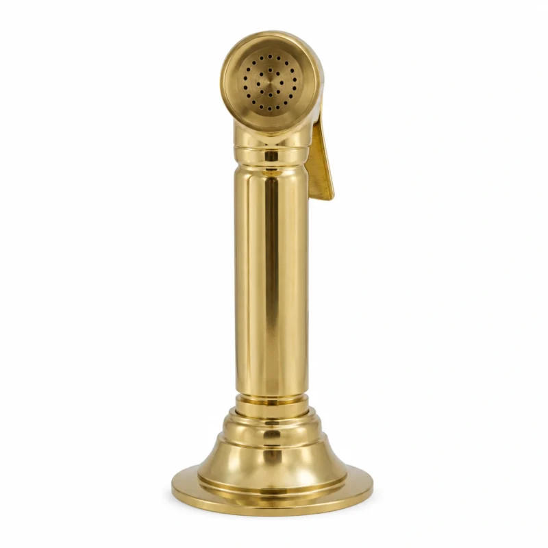 Le Ruisseau – Unlacquered Brass Kitchen Sink Side Sprayer
