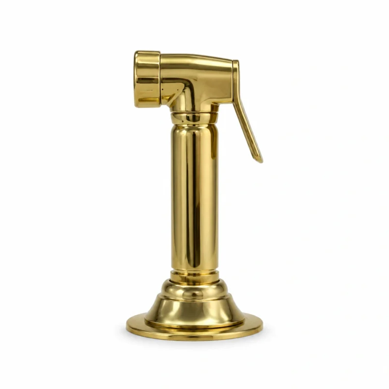 Le Ruisseau – Unlacquered Brass Kitchen Sink Side Sprayer